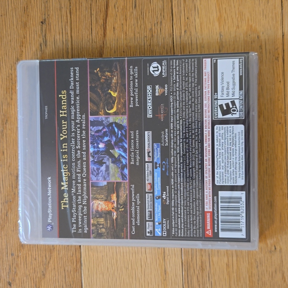 Sorcery (Sony PlayStation 3, 2012) Factory Sealed - Picture 2 of 3